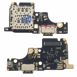 Charging Port Compatible With Xiaomi Redmi Note 14 5G with Flex Silver OEM