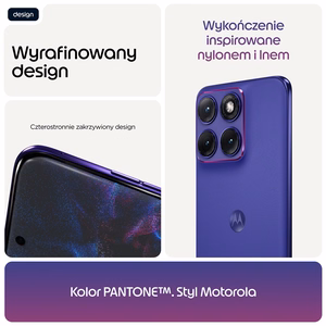 Motorola edge 70 fusion 17,2 cm (6.78") Dviguba SIM jungtis Android 16.0 5G C tipo USB 8 GB 256 GB 5200 mAh Violetinė