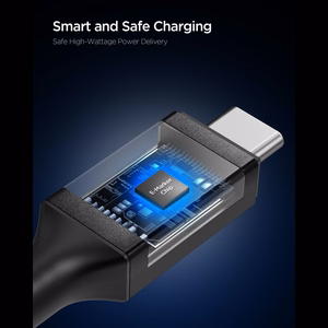 Spigen Essential EB10015CC Кабель USB-C USB-C 100W 150 см чёрный