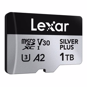 „Lexar High-Performance Silver Plus“ microSDXC atminties kortelė, 1 TB + adapteris