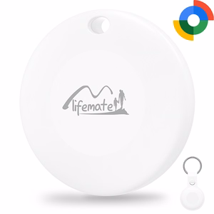 GPS- и Bluetooth-трекер Lifemate LifeTag HD-P16-3 для Android с брелоком, белый