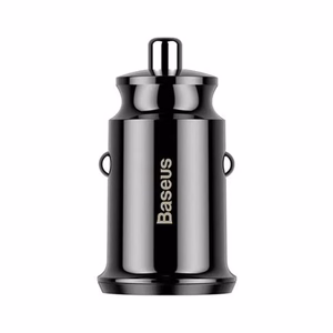 Baseus Grain automobilinis įkroviklis 2x USB 5V 3,1A, juodas