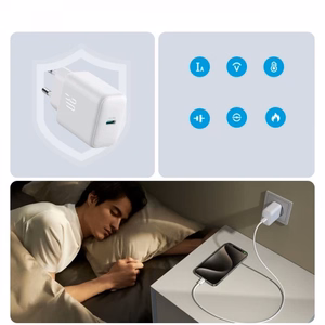 Charger Joyroom "JR-TCF24" White (PD30W) + "Type-C" cable
