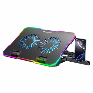 Wozinsky WDCX-A26 NitroCool RGB игровой коврик охлаждения для ноутбука черный