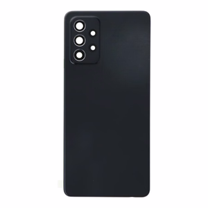 Galinis dangtelis Samsung A72 4G A725 / A72 5G A726 juodas (su kameros stikliuku) OEM