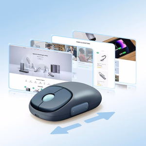 Ugreen MU102 FUN+ беспроводная мышь Bluetooth / 2.4 ГГц - черный