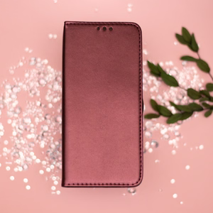 Išmanusis magnetinis dėklas telefonui Honor X5c Plus bordo