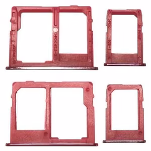 SIM kortelės laikiklis Samsung J415 J4+/J610 J6+ Rose Pink (2 vnt.) originalus (naudotas Grade A)