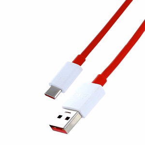 Originalus OnePlus D301 USB-A į USB-C laidas, 4A, 1 m, raudonas, bulk