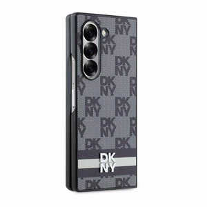 DKNY Checkered Pattern Printed Stripes чехол для Samsung Galaxy Z Fold 6 - чёрный