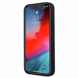 Guess GUHCP12SLSVSBW iPhone 12 mini 5.4" чёрно-белый жёсткий чехол Silicone Vintage