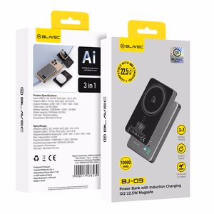 Blavec uzdaros Bluetooth ausines BO-13 Bass Aceonix ANC (BO13-B) juodos (pazeista pakuote)