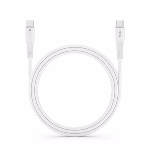 Кабель USB C к USB C Forcell F-Energy QC4.0 PD 3A 60W Silicone 1 м C344 белый