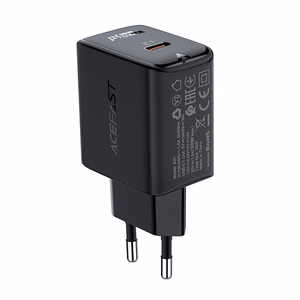 Įkroviklis Acefast A21 30W GaN USB-C juodas