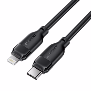 USB laidas Acefast C16-01 USB-C į Lightning 1.2m juodas
