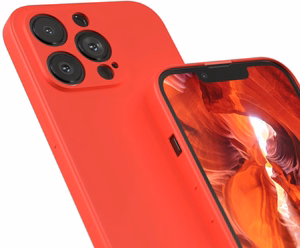 Чехол жидкий силикон 1,5мм Xiaomi Redmi 15 4G Redmi 15 5G красный