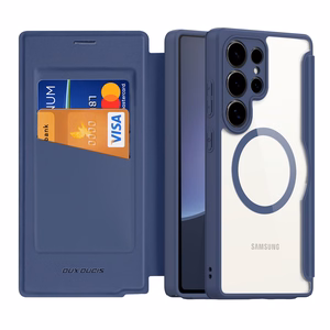 Dėklas Dux Ducis Skin X Pro skirtas Samsung S938 S25 Ultra mėlynas