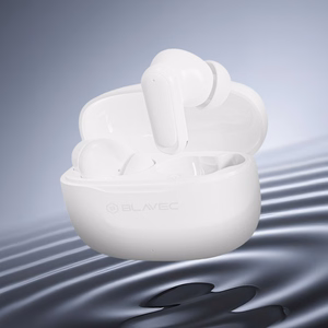 Blavec Bluetooth TWS Ausinės BW-08 Speak AI baltos