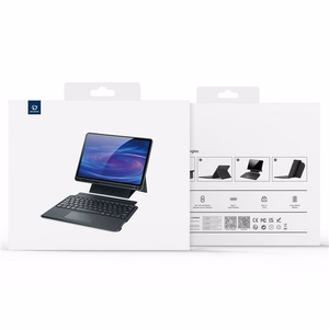 Dėklas su klaviatūra Dux Ducis DK Apple iPad Air 13 2024/iPad Air 13 2025/iPad Pro 12.9 2018/2020/2021/2022 juodas