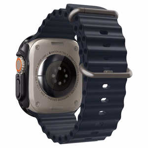 Spigen Thin Fit 360 dėklas, skirtas Apple Watch Ultra 49 mm, juodas