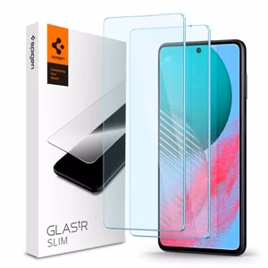 Apsauginis stiklas SPIGEN GLAS.TR „EZ FIT“ 2 rinkinys - SAMSUNG M54 5G permatomas