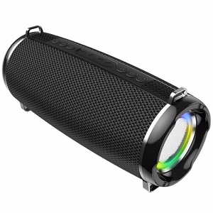 Bluetooth garsiakalbis LED 2 x 5W 6h Hoco HC2 juodas