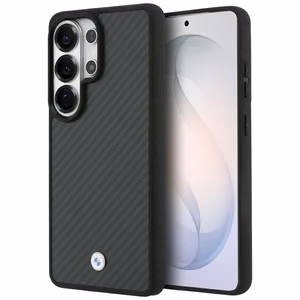 BMW Sign Magnetic Carbon Fiber чехол MagSafe для Samsung Galaxy S26 Ultra чёрный