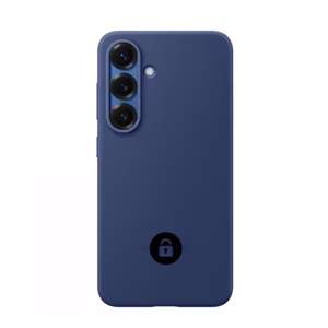 Phone Case "Silicone Cover" for Samsung A556 A55 5G navy blue, in package