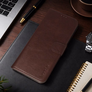WONDER COMMON Универсальный чехол-книжка (SIZE XL) для Samsung A12/A13 4G/A34 5G/A02S/Xiaomi Redmi 12 4G/12C/Note 12 4G/12 Pro 5G/Oppo A53S/A72/A92 коричневый