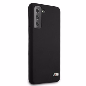 BMW Silikoninis M Kolekcijos dėklas Samsung Galaxy S21+ - juodas
