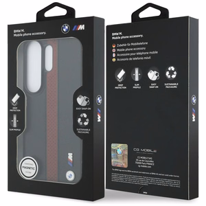 BMW Perforated Stripe Logo MagSafe чехол для Samsung Galaxy S26 Ultra красный