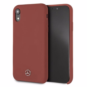Mercedes Silicone Line iPhone Xr Case - Red