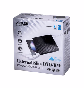 Asus SDRW-08D2S-U Lite išorinis DVD RW, USB2, juodas