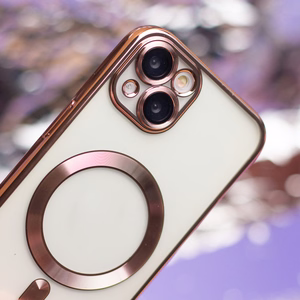 TFO Color Chrome Mag case for iPhone 17 Pro 6.3″ / iPhone 18 Pro 6.3″ – rose gold