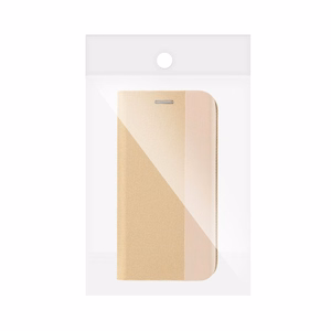 SENSITIVE knygos tipo dėklas telefonui SAMSUNG A55 5G auksinis