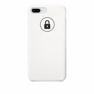 Phone Case "Silicone Case" for iPhone 7 Plus (8 Plus) / White / in package