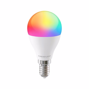 Forever Light LED lemputė RGB E14 G45 5W 500lm 4000K, F klasė