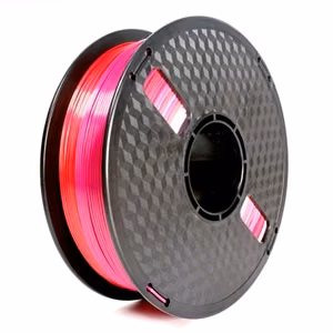 Flashforge 3DP-PLA-SK-01-RP – silk rainbow PLA 3D-printer filament, 1.75 mm, 1 kg spool, red/purple