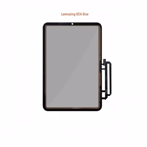 Jutiklinio ekrano skaitmenintuvas Pro+, skirtas Apple iPad Mini 6 (2021), juodas, stiklas + OCA XH 250um