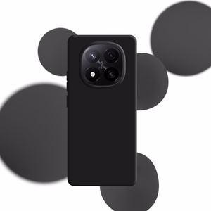 3mk Silikoninis dėklas telefonui Xiaomi Redmi Note 14 Pro+ - juodas