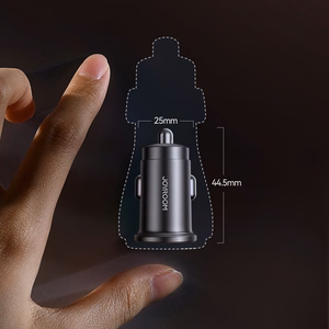 Įkroviklis automobilinis Joyroom (JR-CCN16) (1xUSB-C; 1xUSB; 15W) juodas