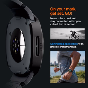 Spigen Thin Fit 360 Case for Samsung Galaxy Watch 44mm - Black