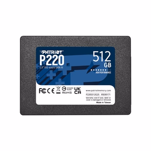 PATRIOT P220 SATA 3 512GB SSD, 550/500MB/s