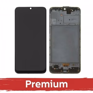 LCD дисплей совместимый с Samsung M315 M31 / M217 M21s чёрный с рамкой OEM