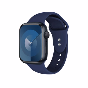 Crong Liquid strap for Apple Watch 44 / 45 / 46 / 49 mm, navy blue