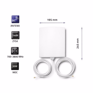 Qoltec 57022 5G antena | 14 dBi | Lauke