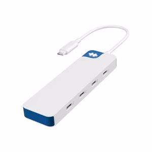 Hyper HyperDrive Flex HD5201BUGL – 4-port USB-C hub, white/blue