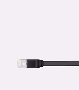 UGREEN plokščias laidas interneto tinklo laidas ETHERNET PATCHCORD RJ45 CAT 6 UTP 1000MBPS 2M juodas (50185)