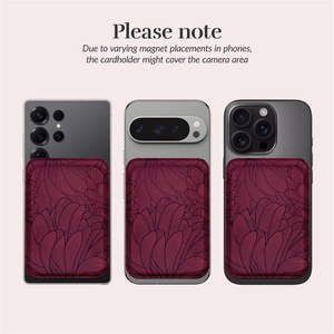 MIO Berry Blooms Magsafe Case Compatible Card Holder