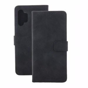 Išmanus velveto dėklas Samsung Galaxy A13 5G / A04s - juodas (m)
